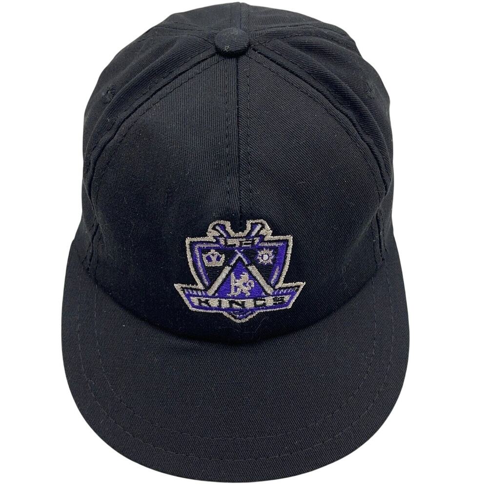 Vintage Youth LA Los Angeles Kings Strapback Hat Cap NHL Hockey 90’s Black